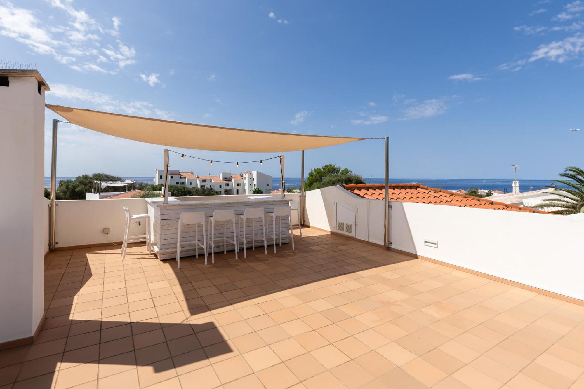 Villa Maravilla With Heatable Pool Rooftopbar With Sea Views And Range Rover Binibeca Eksteriør bilde
