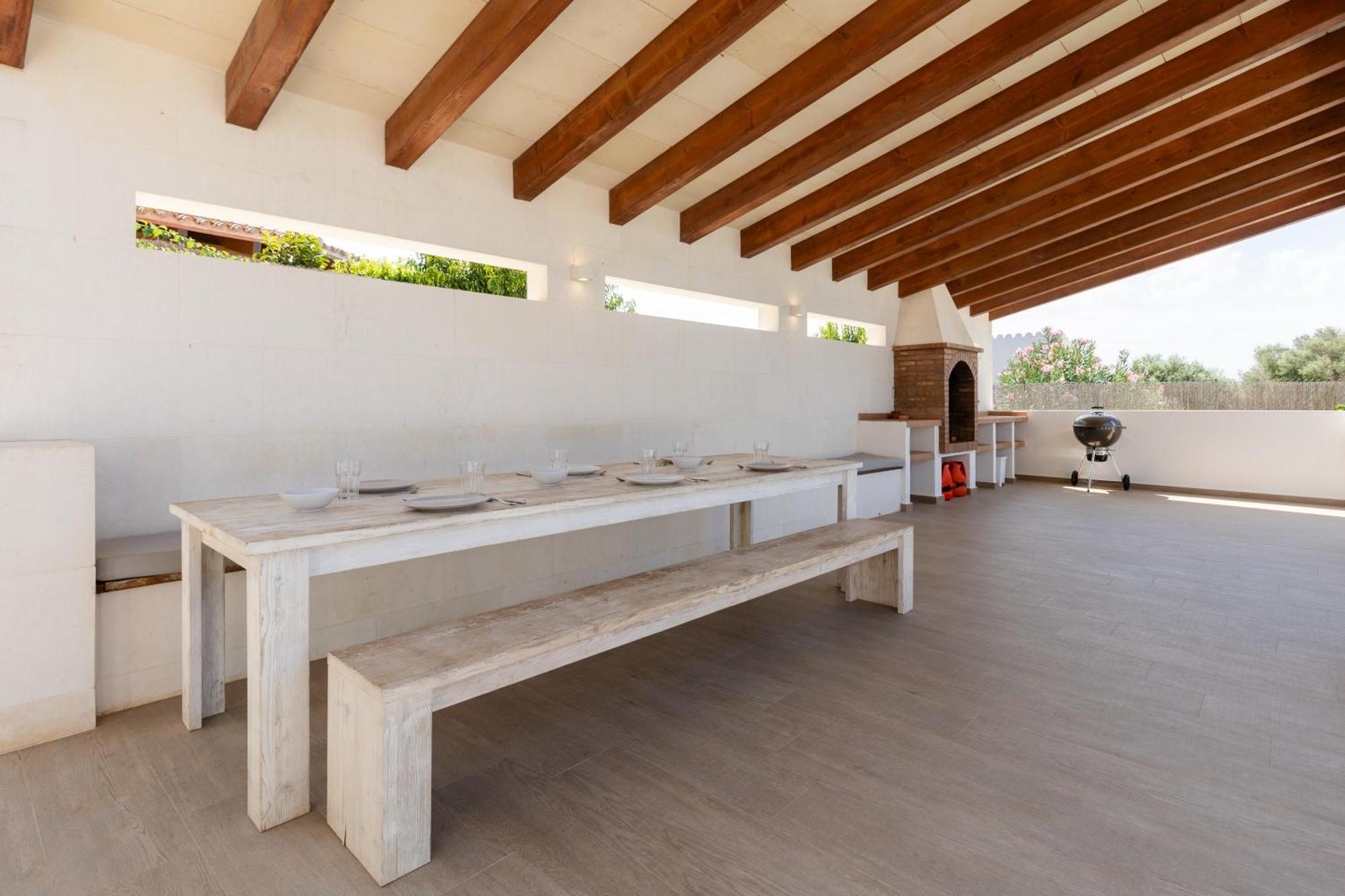 Villa Maravilla With Heatable Pool Rooftopbar With Sea Views And Range Rover Binibeca Eksteriør bilde