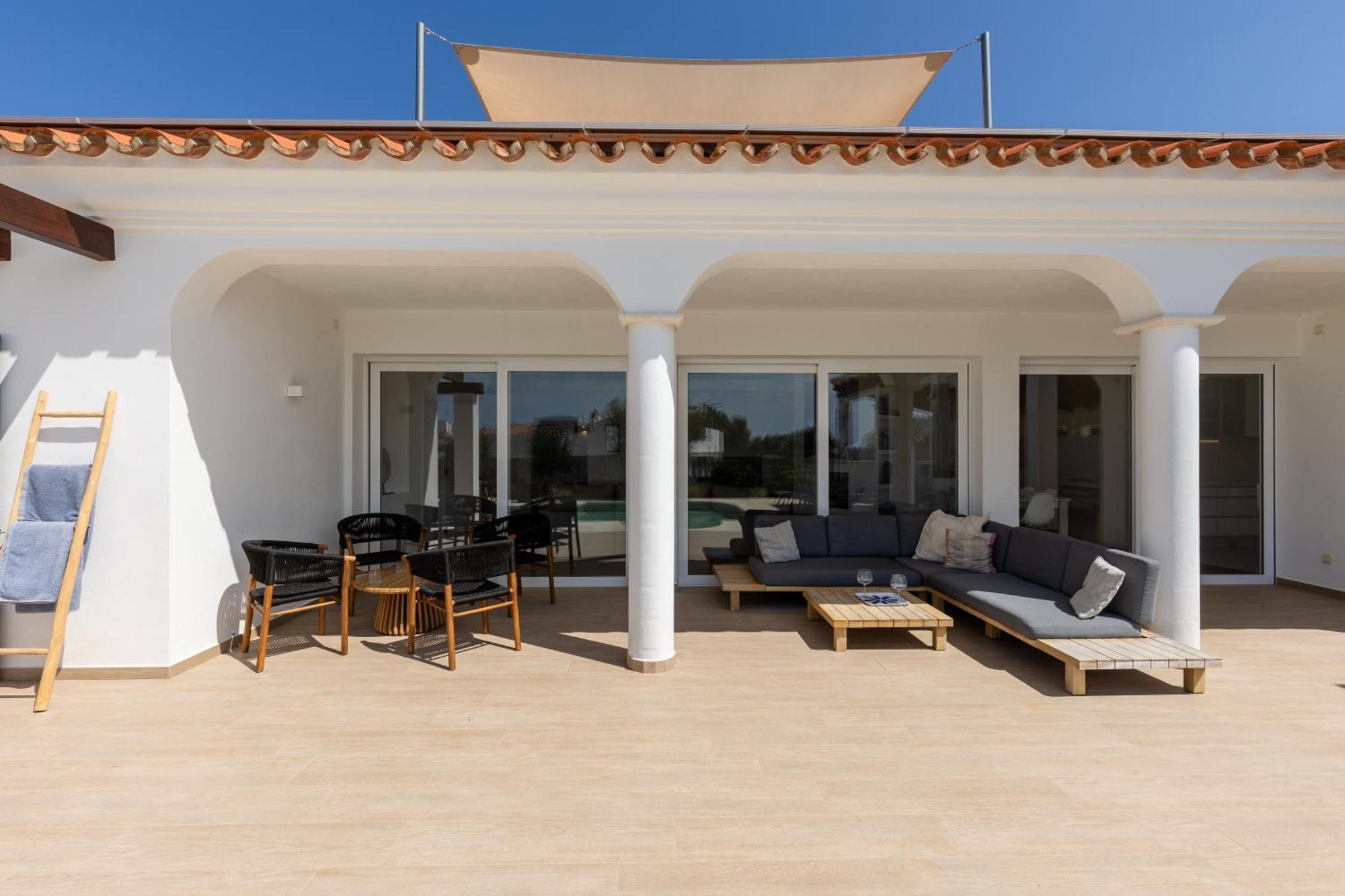 Villa Maravilla With Heatable Pool Rooftopbar With Sea Views And Range Rover Binibeca Eksteriør bilde