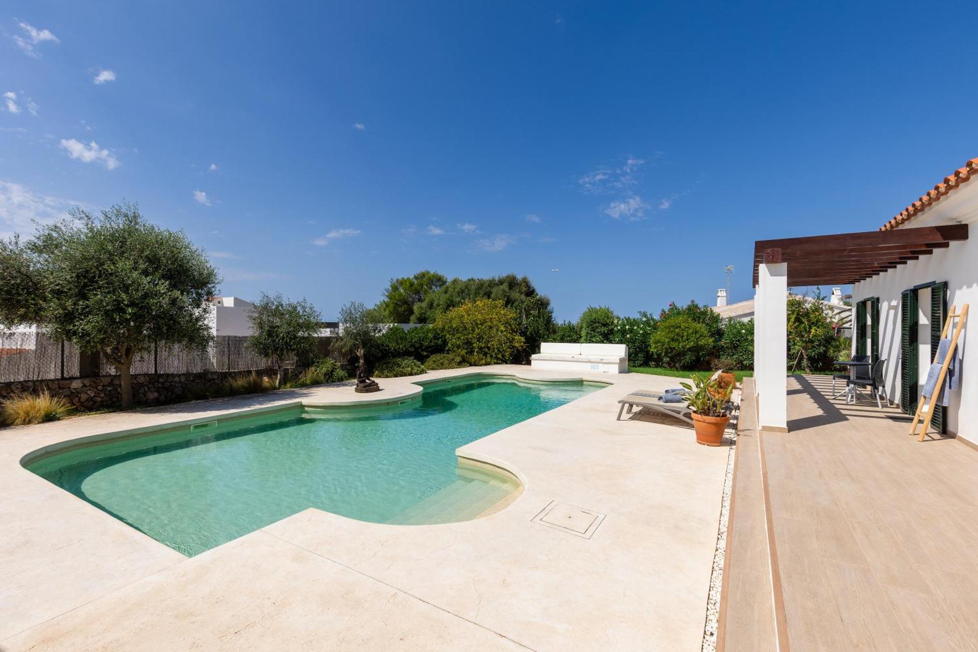 Villa Maravilla With Heatable Pool Rooftopbar With Sea Views And Range Rover Binibeca Eksteriør bilde