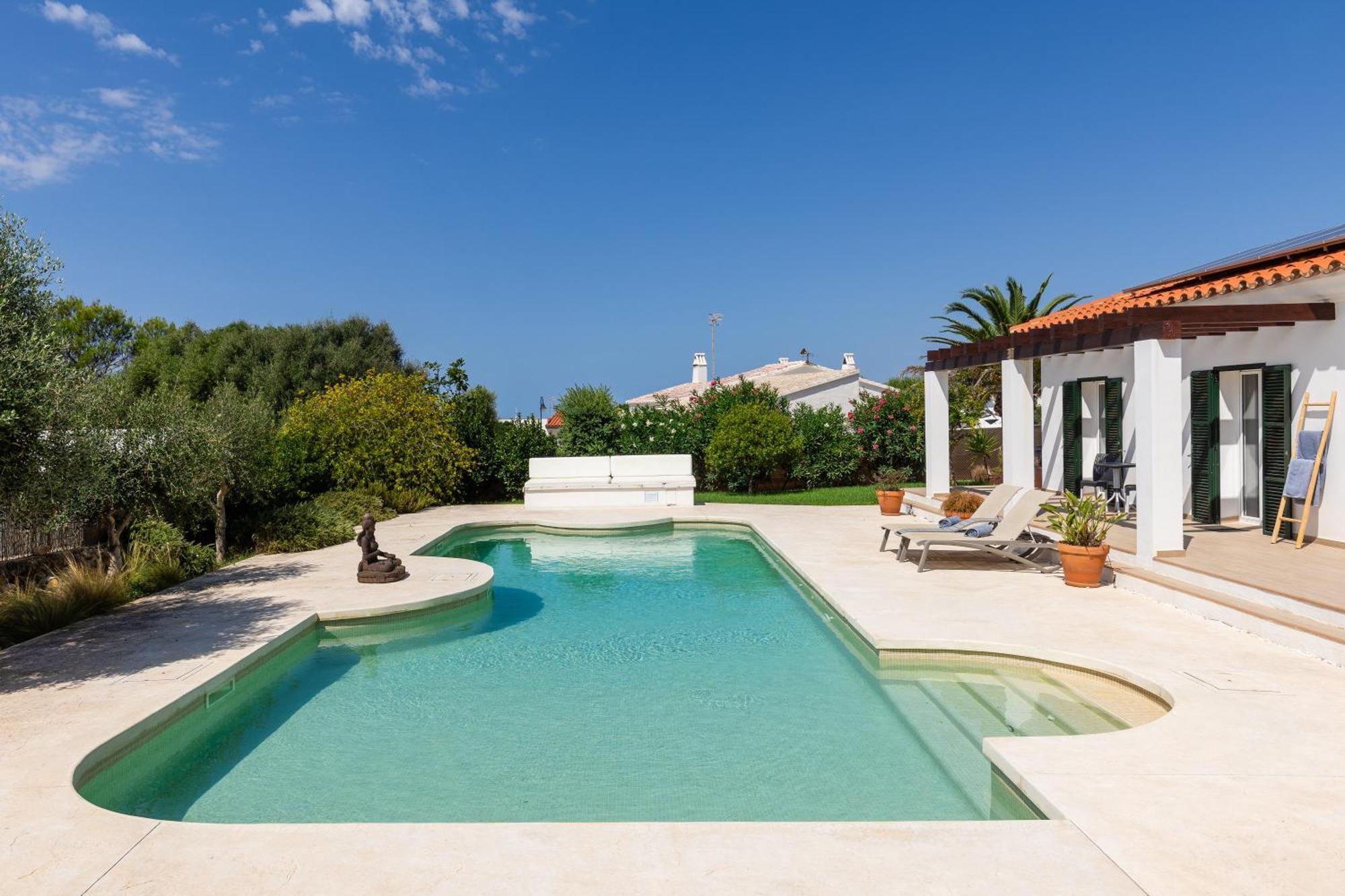 Villa Maravilla With Heatable Pool Rooftopbar With Sea Views And Range Rover Binibeca Eksteriør bilde